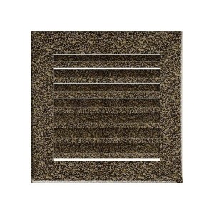 Kratka kominkowa 17x17 cm Fresh Czarno-złota