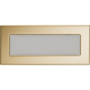 Kratka kominkowa 11x24 cm Złota