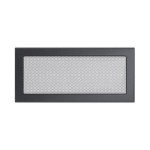 Kratka kominkowa 17x37 cm Grafitowa