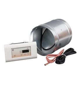 Sterownik kominka MSK  z przepustnicą  fi 100