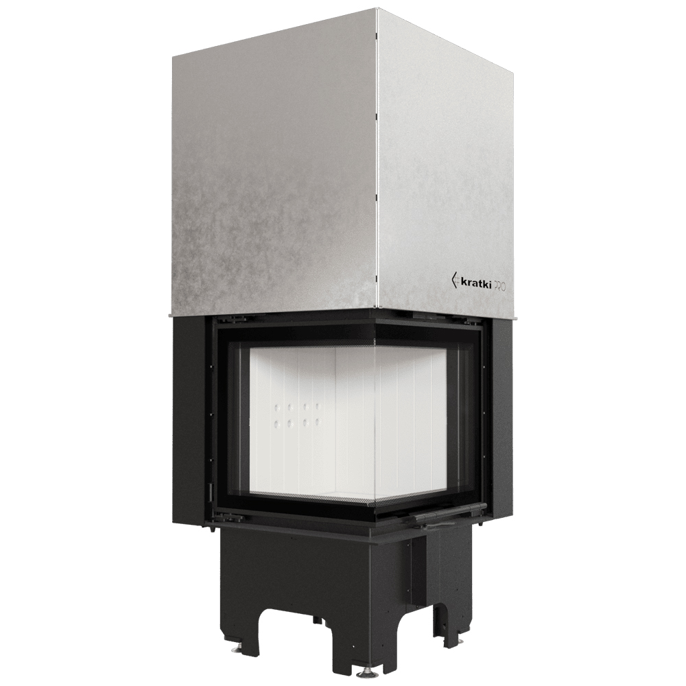 Kominek powietrzny stalowy KRATKI VNL 480/480 8 kW Gilotyna