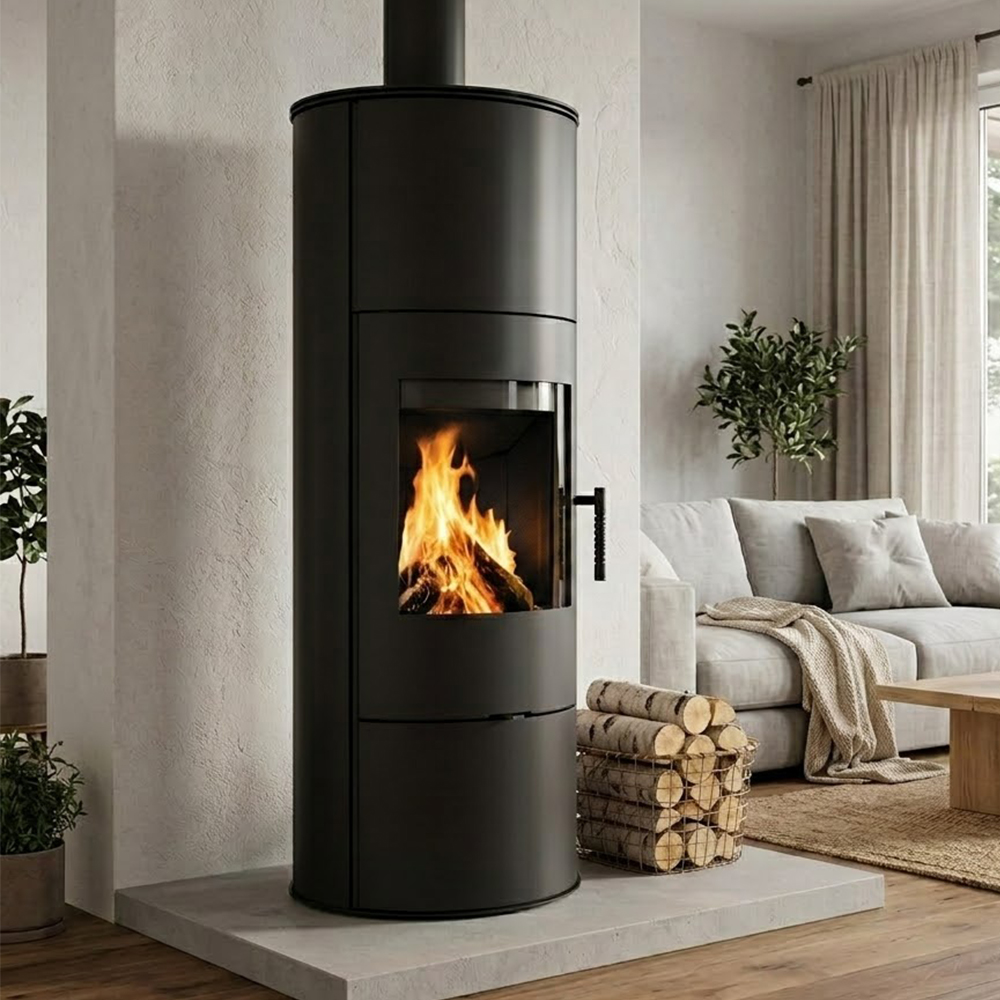 Piec stalowy koza K5 Ø 150 7 kW