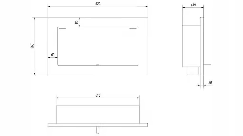 Piec stalowy koza K5 Ø 150 7 kW