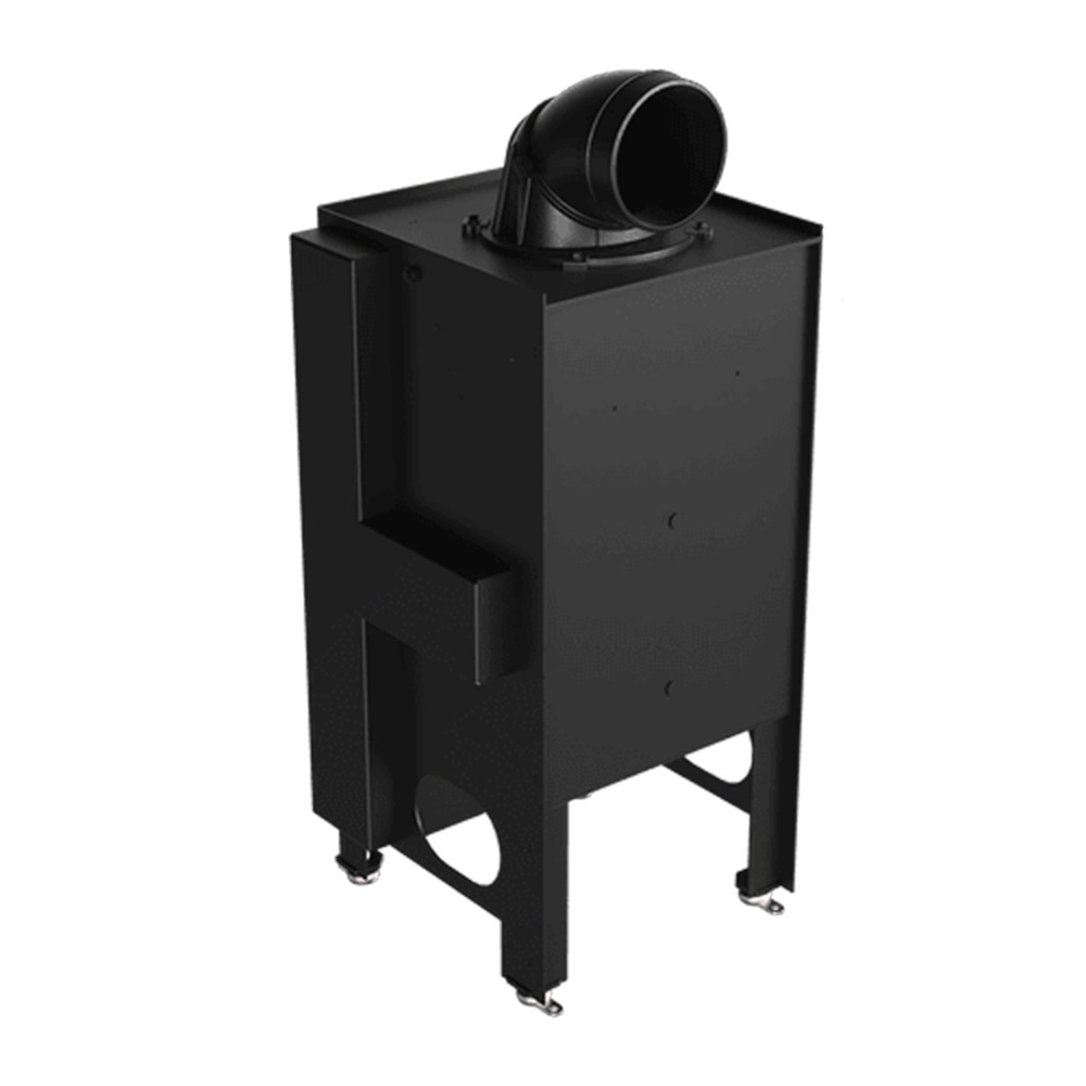 Kominek stalowy KRATKI LAWA 9 kW Ø 200