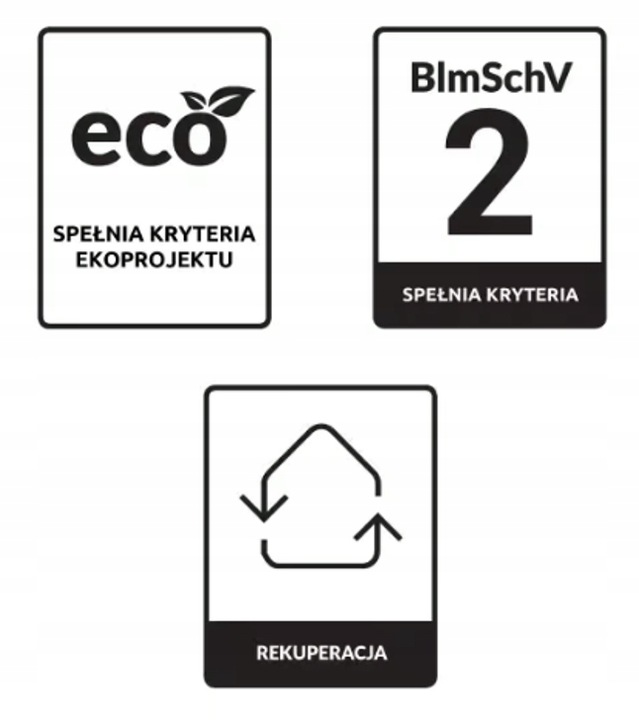 Certyfikaty Ekoprojekt BImSchV 2 Rekuperacja