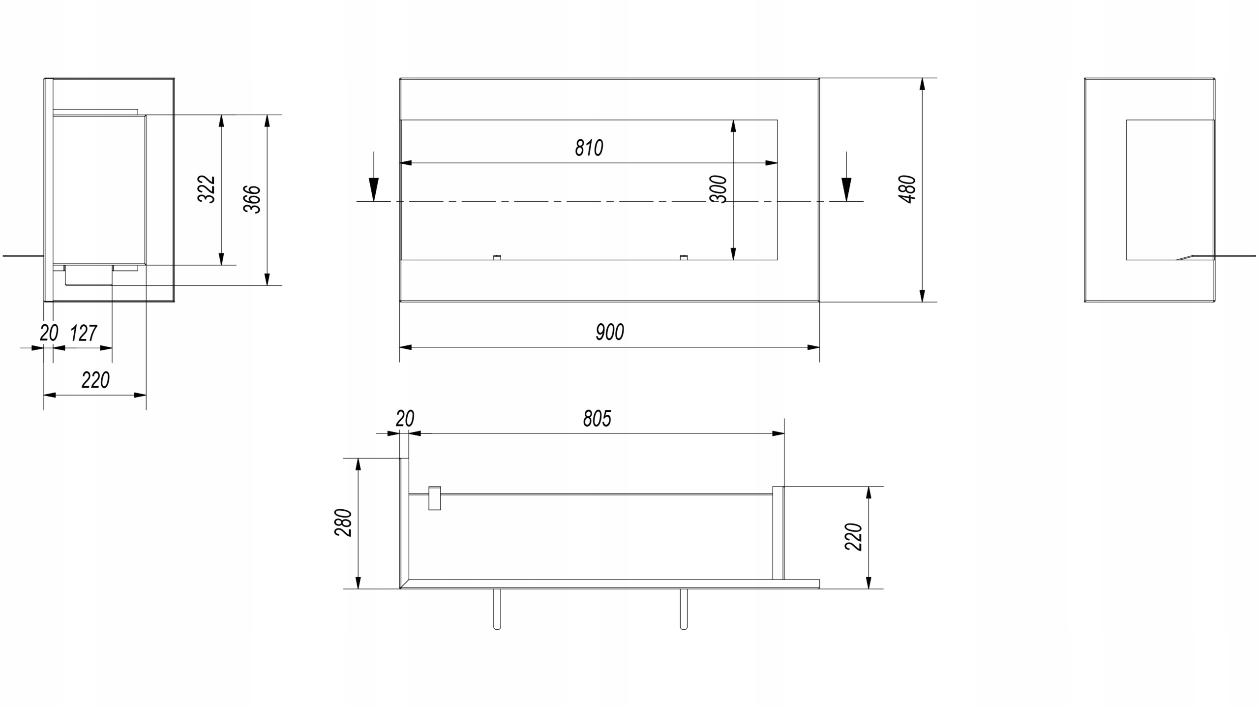 Piec stalowy koza K5 Ø 150 7 kW
