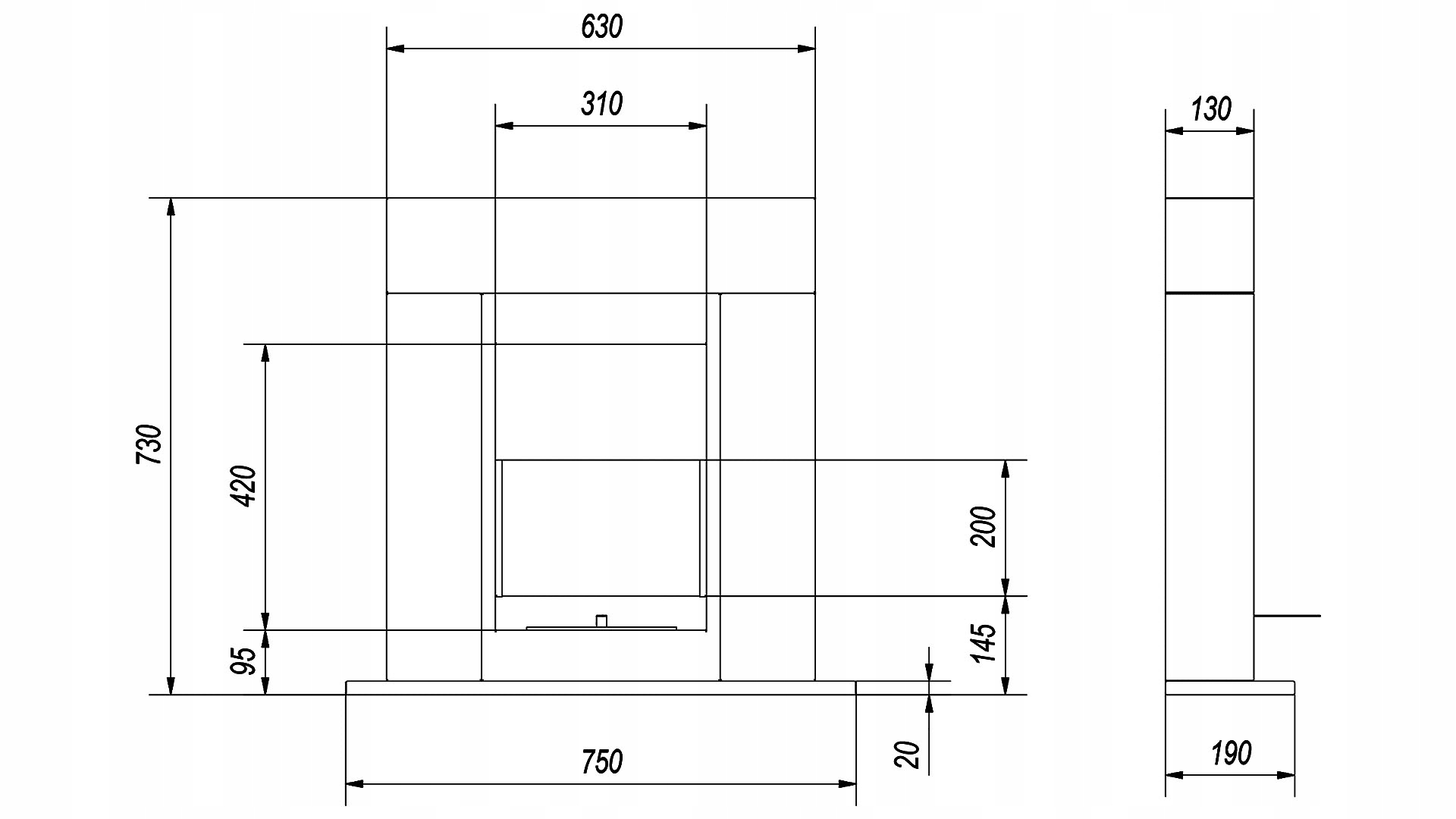 Piec stalowy koza K5 Ø 150 7 kW