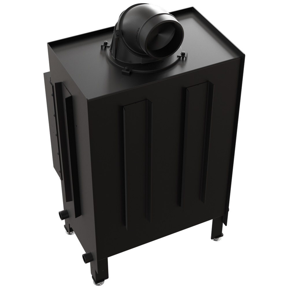 Kominek powietrzny stalowy KRATKI LUCY 12 kW Ø 200