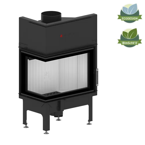 Narożny Kominek Stalowy Hitze ALBERO AL9L.H-D