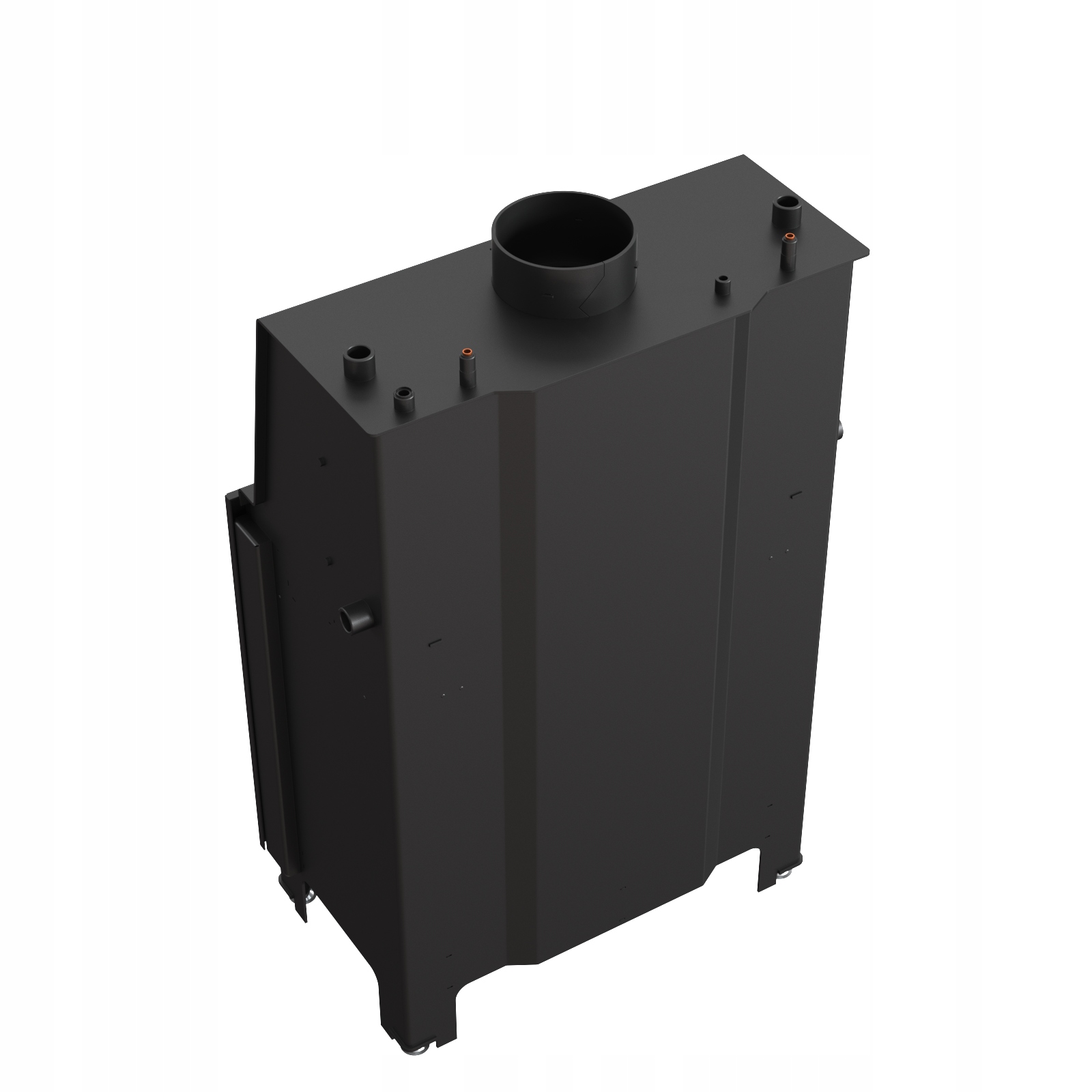 Kominek z płaszczem wodnym KRATKI MBM 12 kW Ø 180
