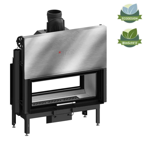 Kominek Stalowy Hitze ARDENTE DUO 105×43.DGS
