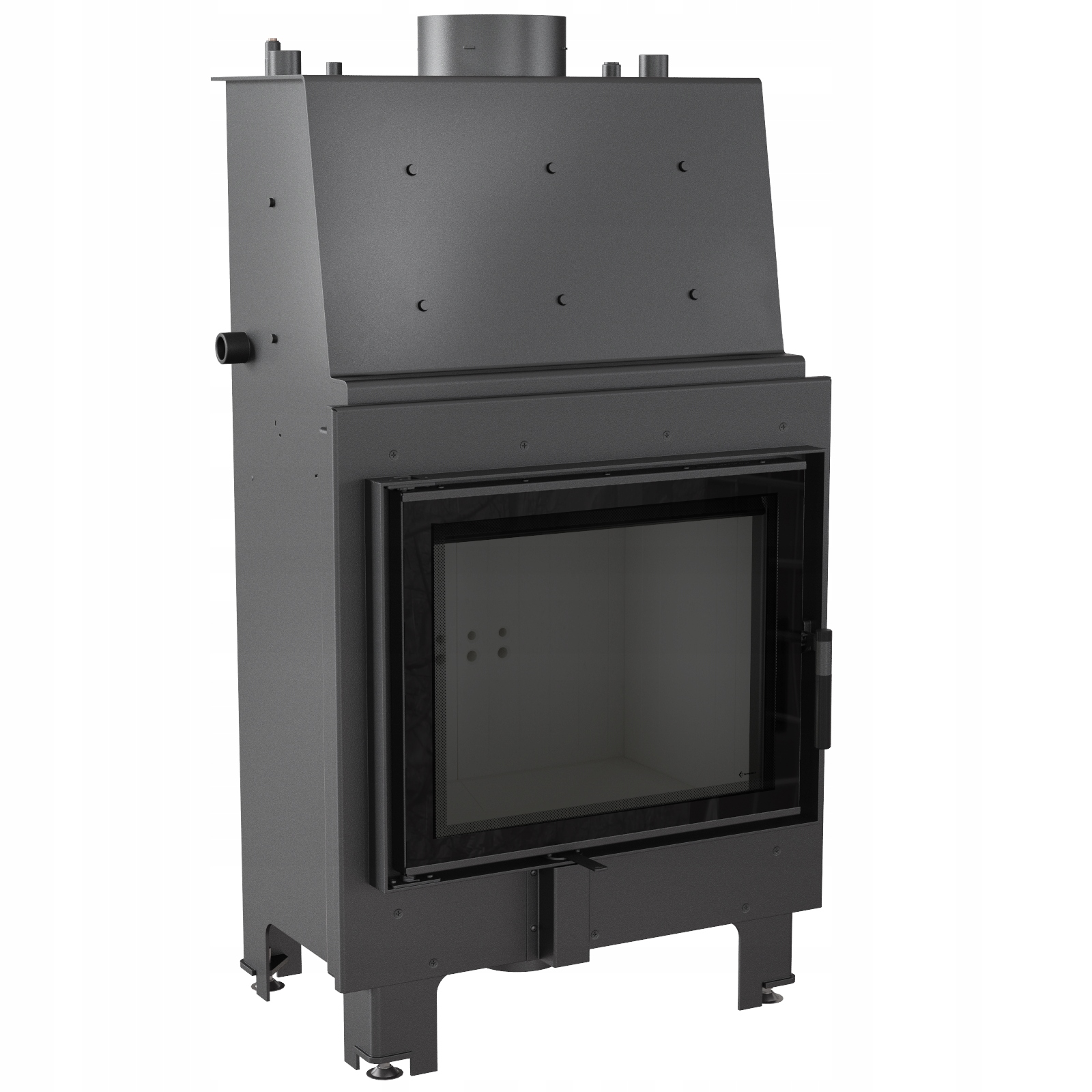 Kominek z płaszczem wodnym KRATKI MBZ 13 kW Ø 200